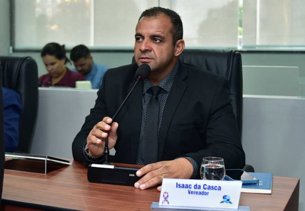 Vereador Isaac da Casca - foto Edilberto Barros