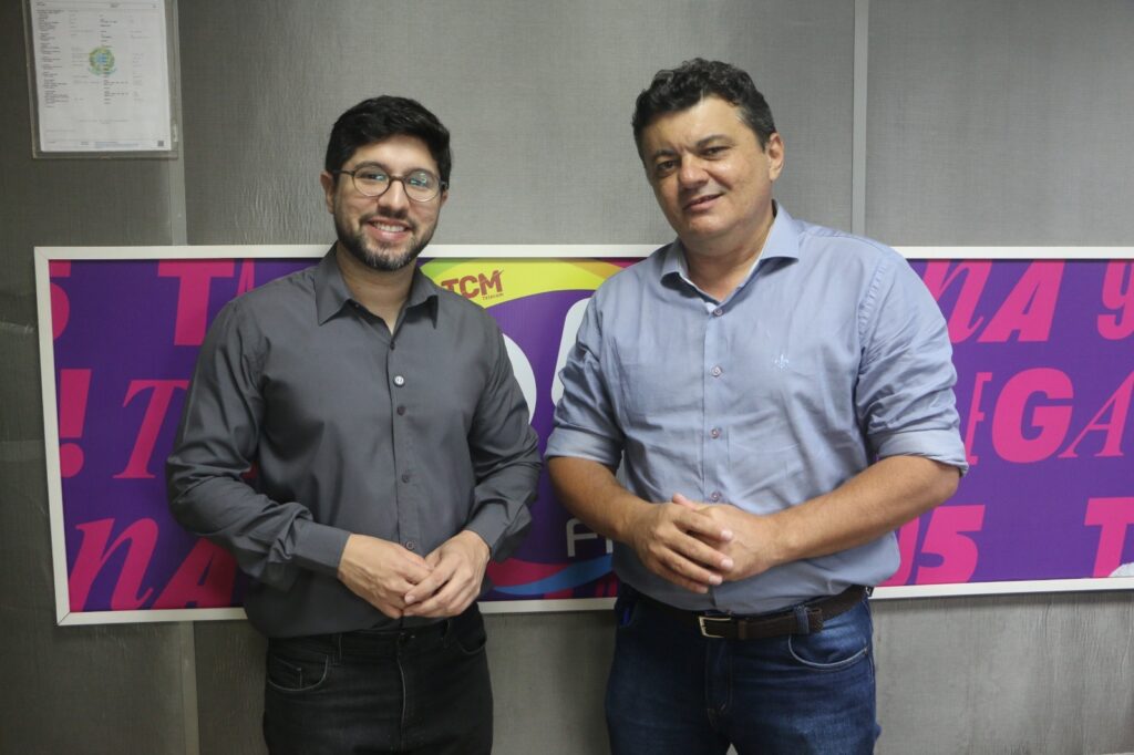 Saulo Vale apresentará o Meio-dia TCM ao lado de Tarcio Araújo na 95FM - foto Divulgação